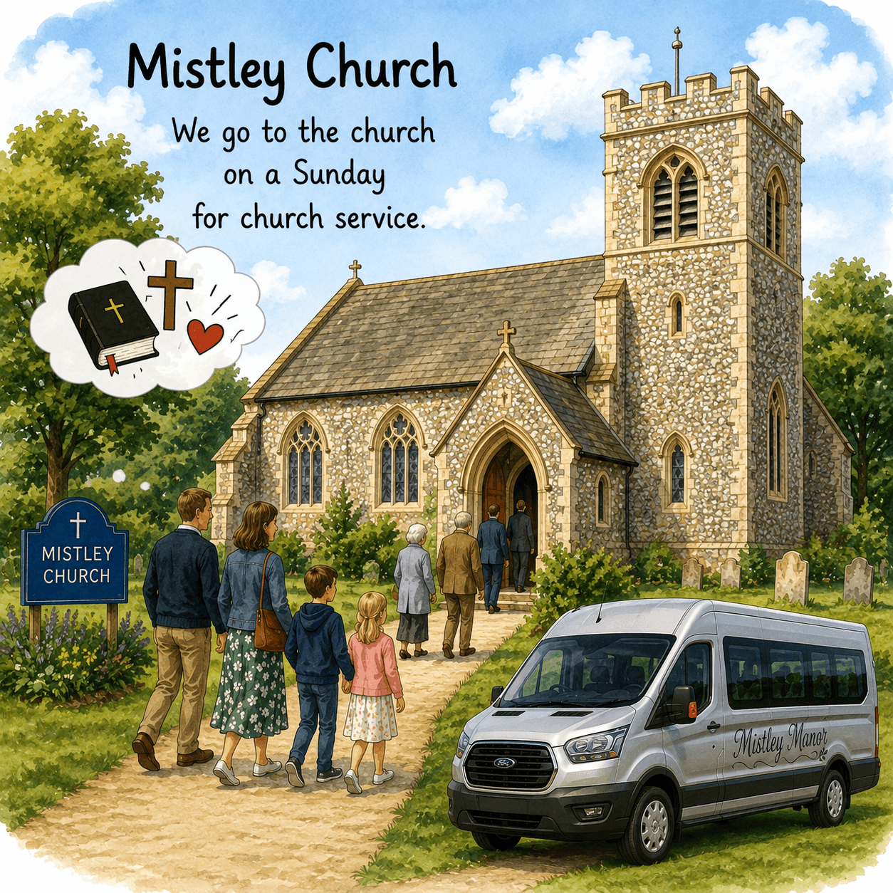 Sunday Service at Mistley Church