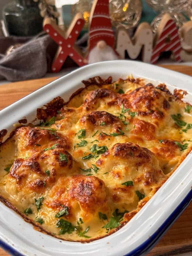 Cauliflower Cheese, Herb Crust