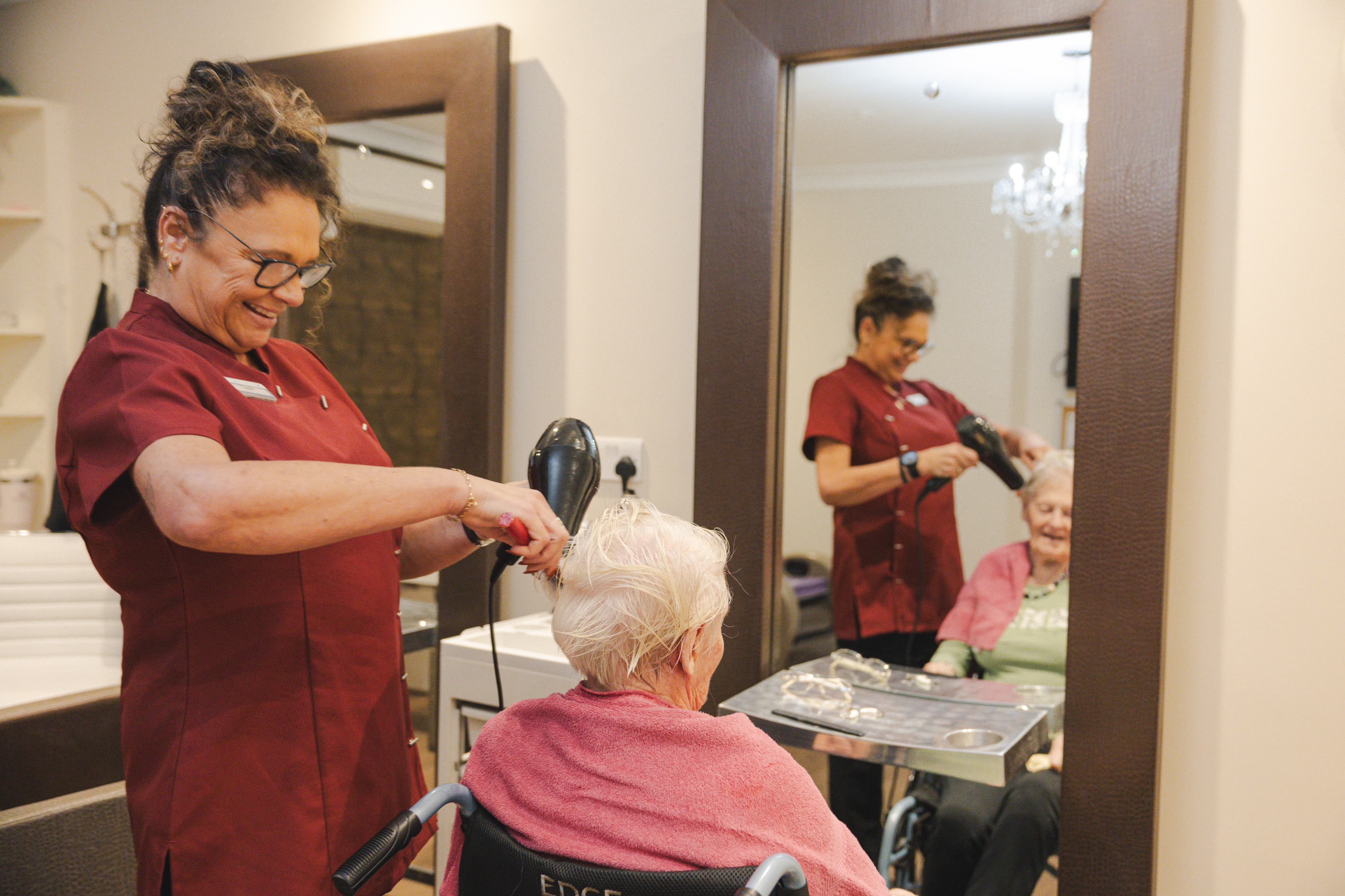 Our in-house beauty salon