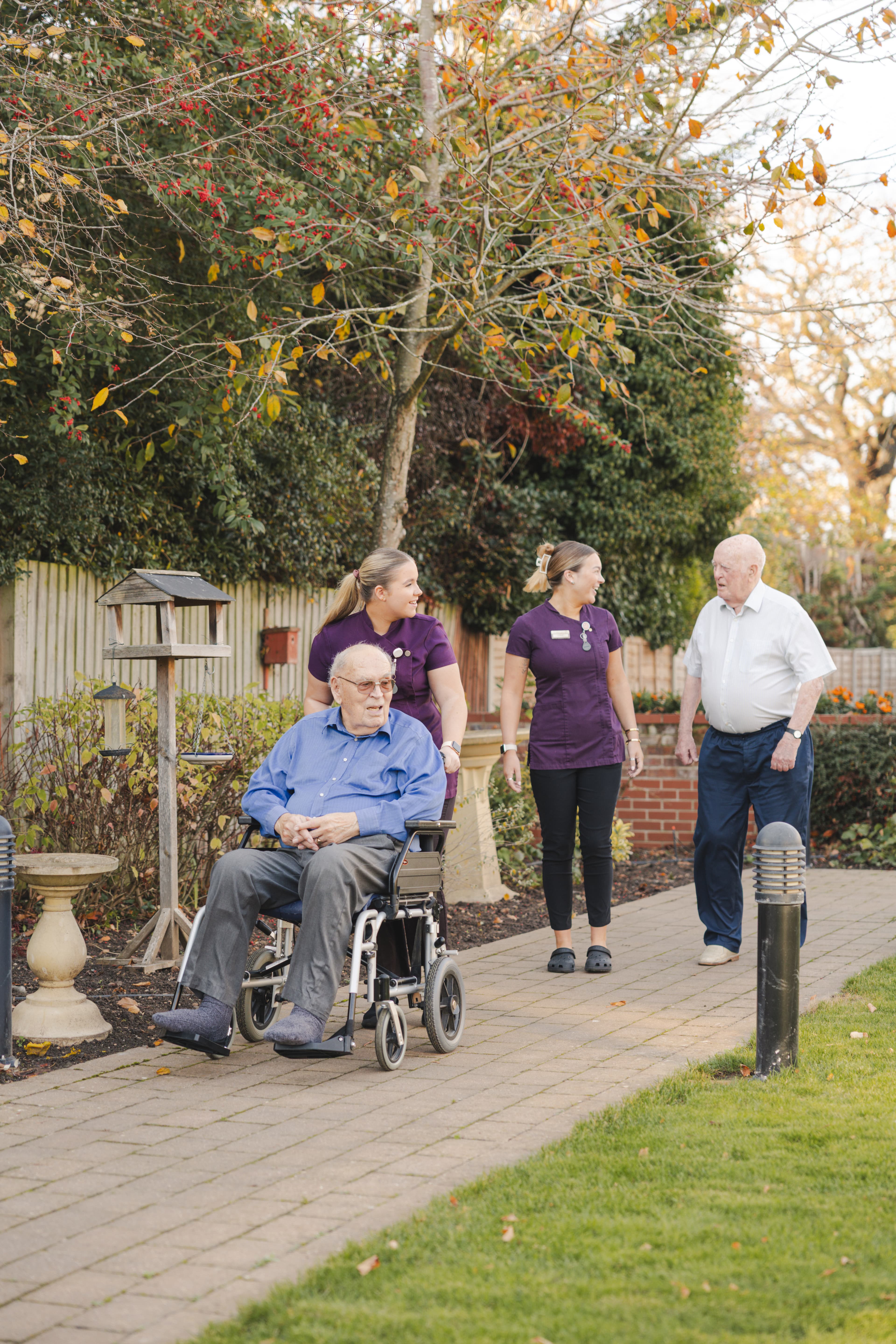 A morning stroll in the grounds